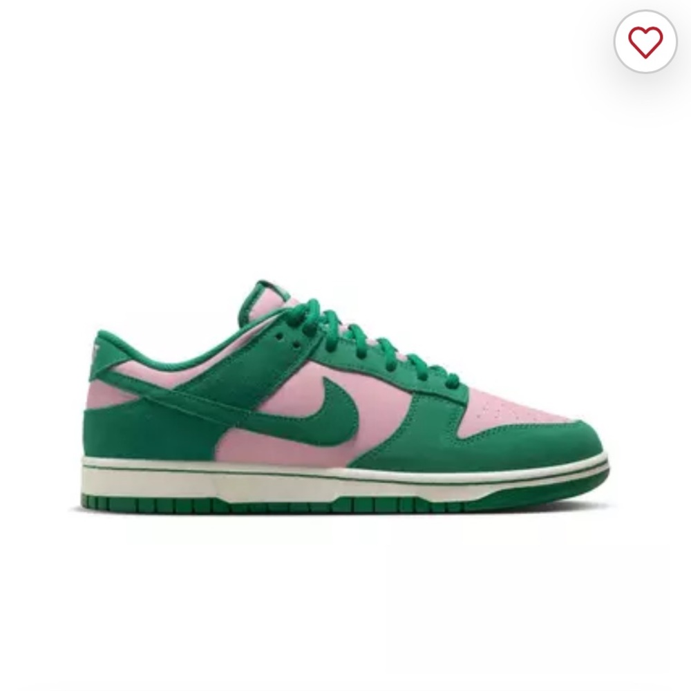MENS DUNKS SE LOW MALACHITE MEDIUM SOFT PINK FZO549-600
